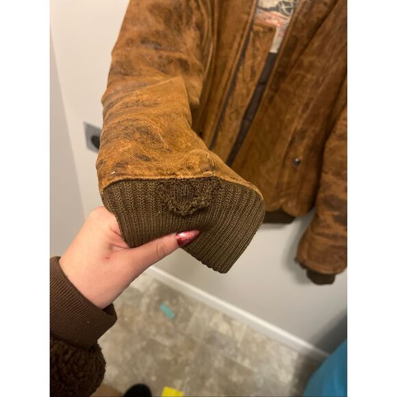 Vintage Etienne Premier size 42 Geniune Learher bomber jacket - Picture 10 of 11